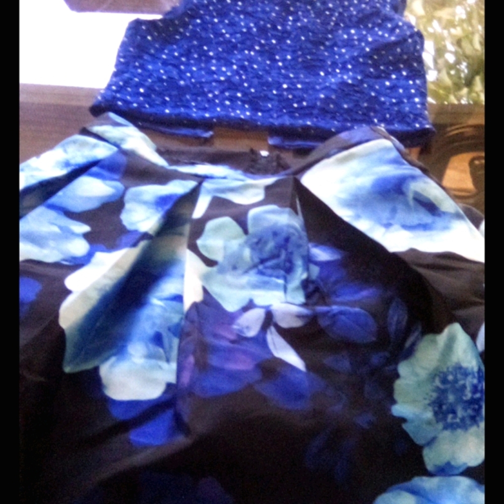 Floweral two piece dress